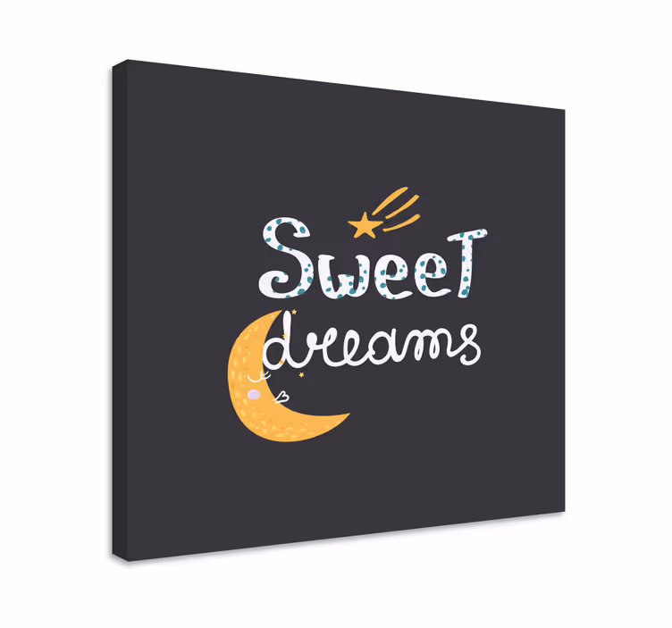 εκτυπώσεις τοίχου κρεβατοκάμαρων sweet dream - TenStickers