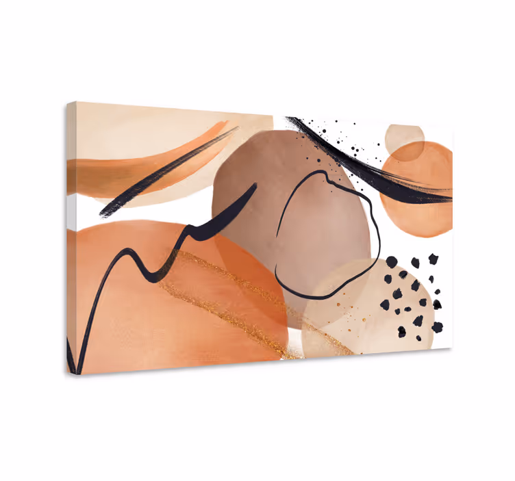 Splash canvas art πολύχρωμες εκτυπώσεις - TenStickers