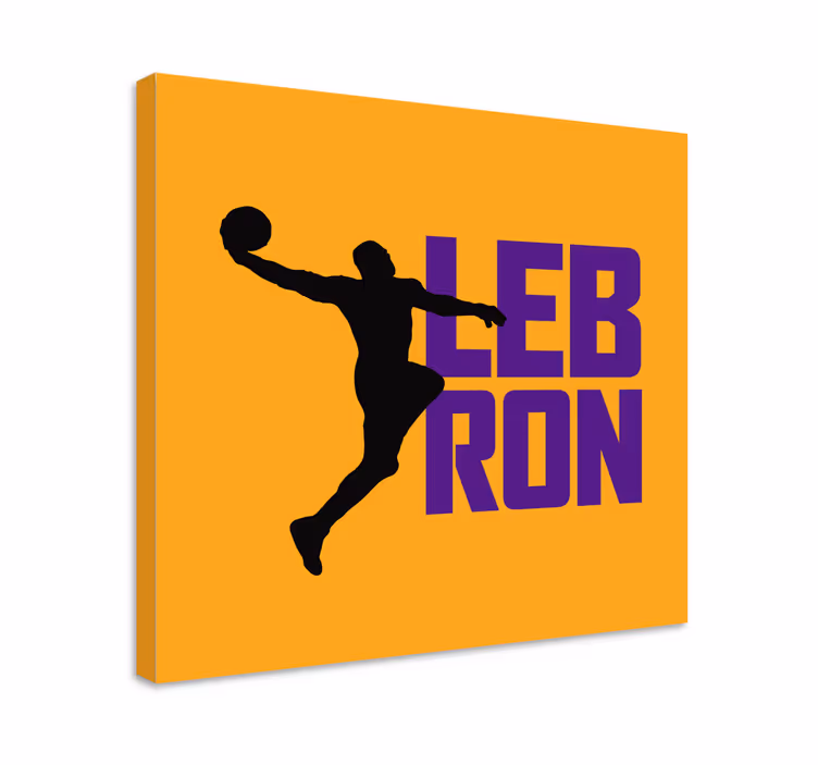 Lebron james εκπληκτικές καμβά εφήβων καμβά - TenStickers