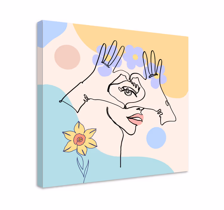 γυναικείες τοιχογραφίες - TenStickers