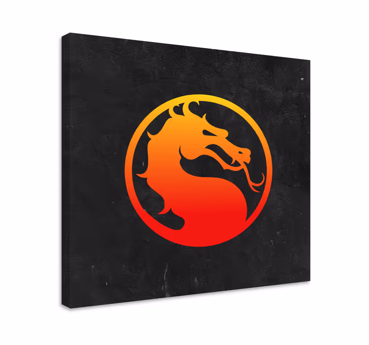 Ζωγραφική βιντεοπαιχνίδια Δράκος mortal kombat - TenStickers