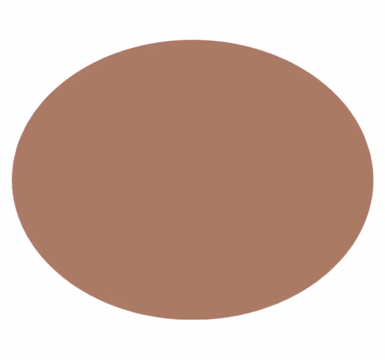 κυκλικό χαλί mocha mousse - TenStickers