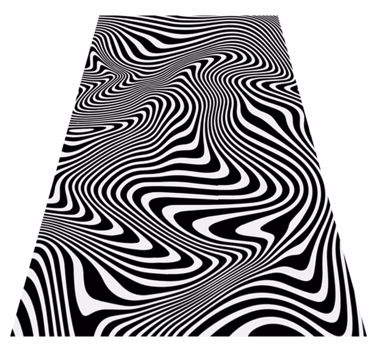 Χαλί με εκτύπωση ζώου εφέ ζέβρας 3d - TenStickers