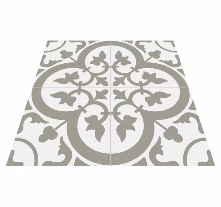 Χαλιά κουζίνας azulejo Μαρόκου χρώμα evergreen fog - TenStickers