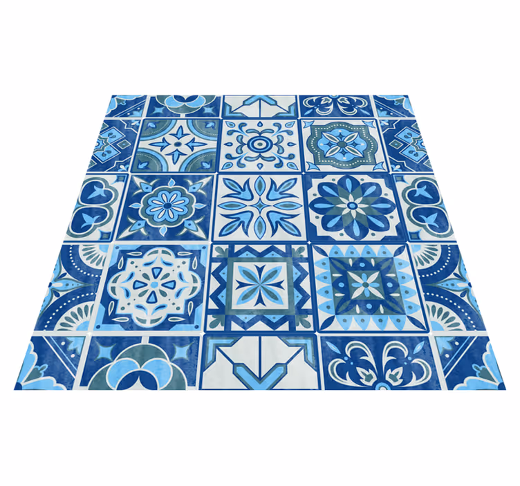 Χαλιά κουζίνας αυτοκόλλητο ταλβερά  tiles - TenStickers