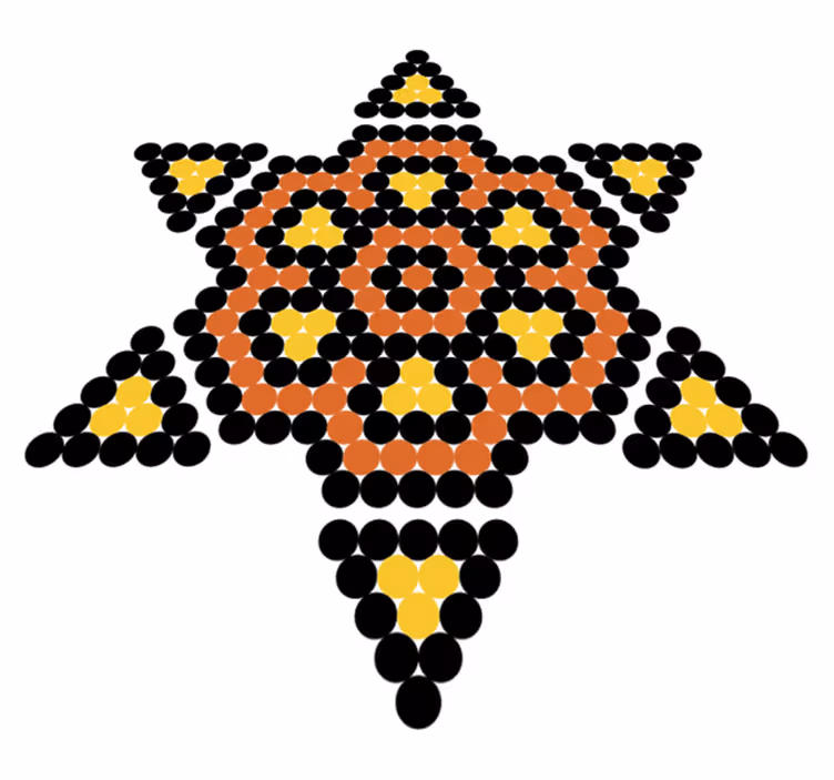 Χαλί κρεβατοκάμαρας sol huichol - TenStickers