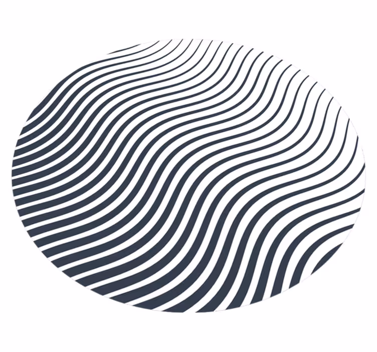 μινιμαλιστικές οργανικές γραμμές μοκέτας βινυλίου - TenStickers
