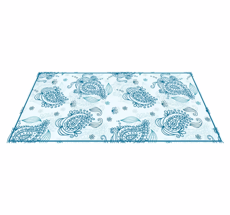 χαλί μάνταλα αρμονία mandala paisley - TenStickers