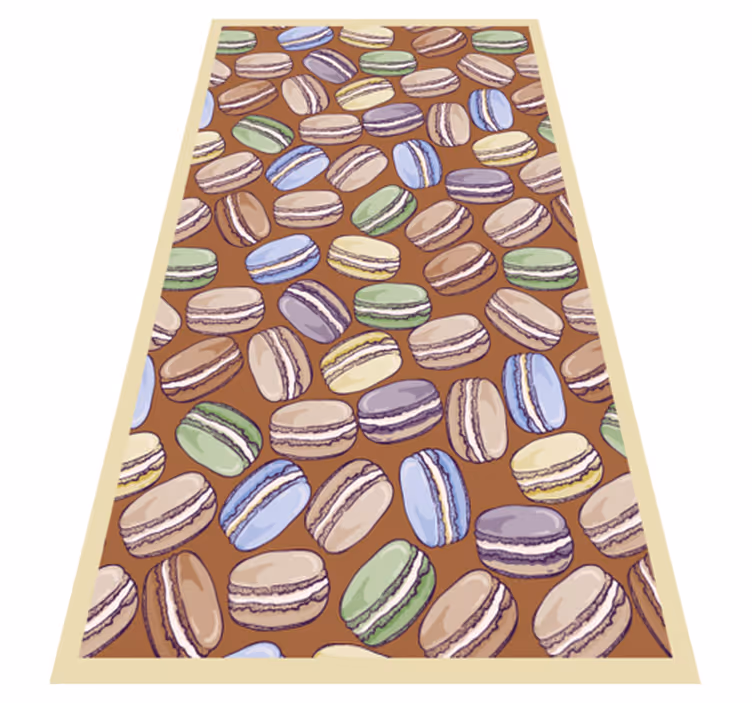 κουβέρτα βινυλίου για μοντέρνα κουβέρτα macarons κουζίνας - TenStickers
