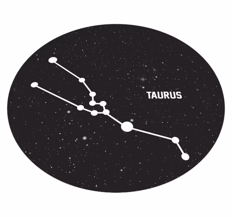 Zodiac taurus μοντέρνο χαλί - TenStickers