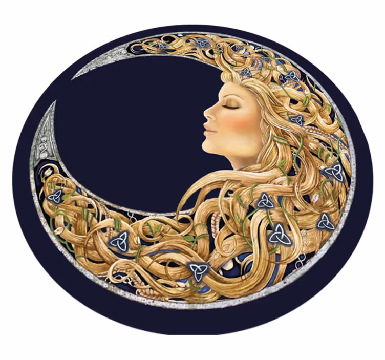 Moon art κουβέρτα μυστικιστική - TenStickers