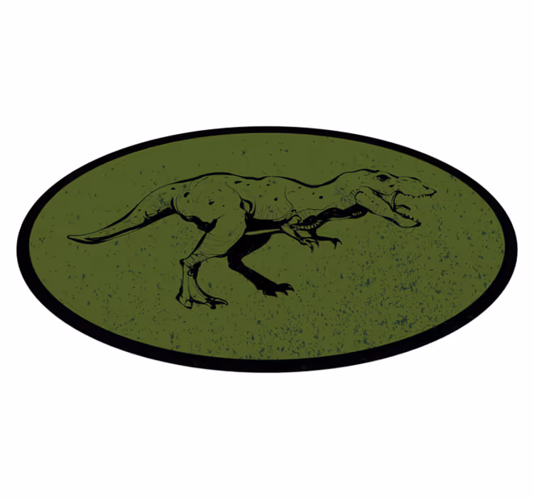 τρομακτικό χαλί ζώων tirannosaurus rex - TenStickers