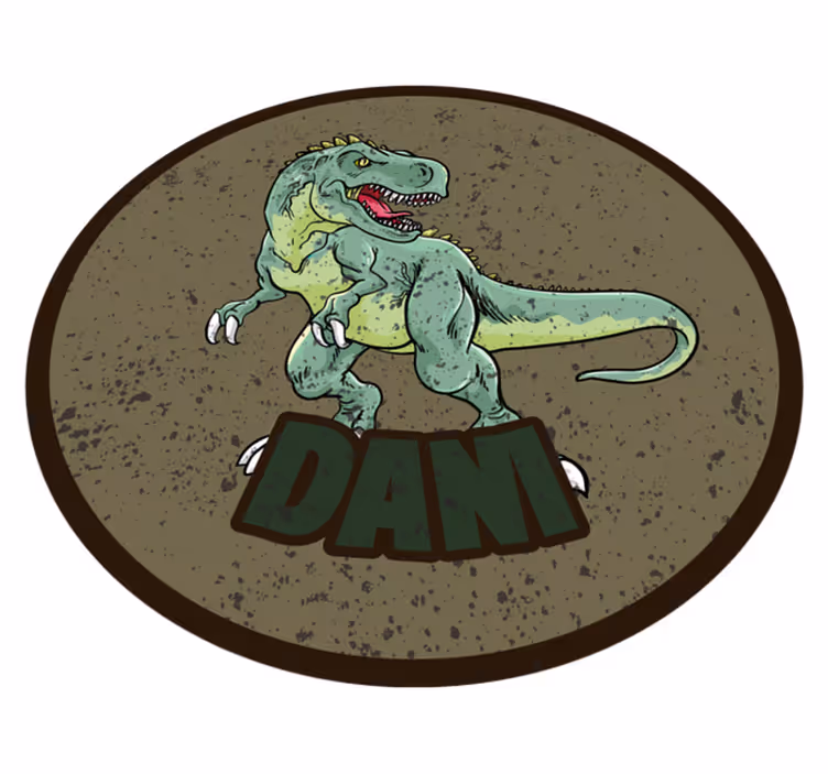 Tirannosaurus rex με εξατομικευμένο όνομα - TenStickers