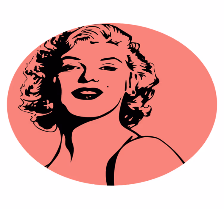 Marilyn monroe πορτραίτο κουβέρτα - TenStickers