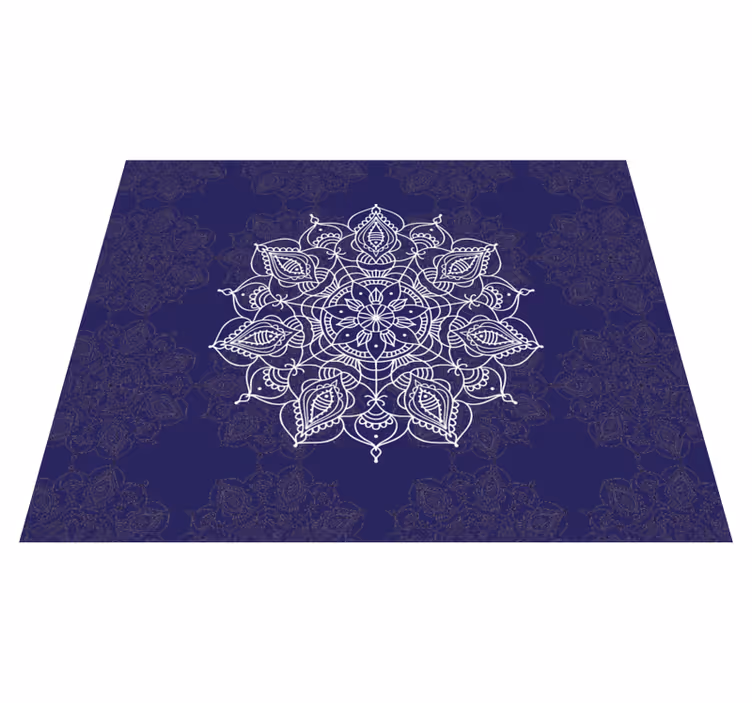 χαλί βινυλίου mandala πνευματικό λωτό - TenStickers