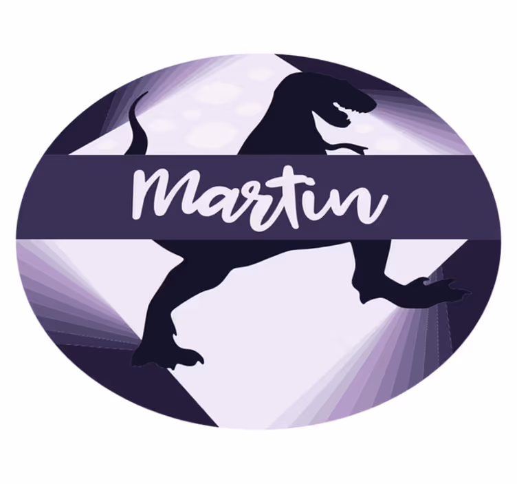 εξατομικευμένο δροσερό χαλί βινυλίου δεινοσαύρων - TenStickers