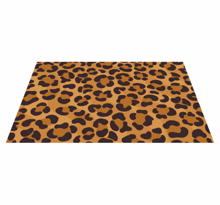 Jaguar skin animal print βινύλιο χαλί - TenStickers