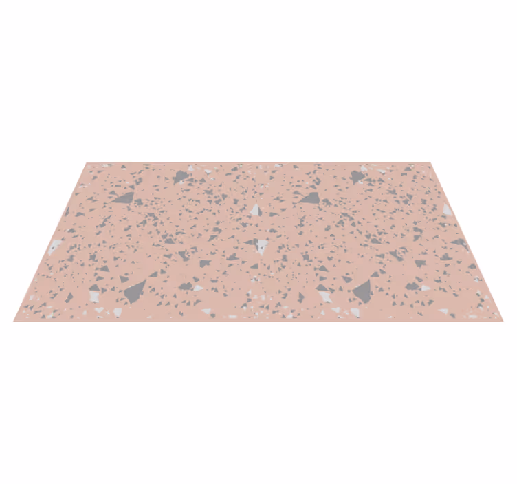 ροζ και γκρι χαλί υφής terrazzzo - TenStickers