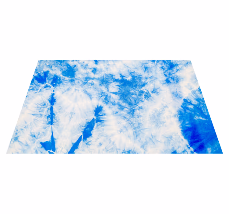 xαλί σαλονιού μπλε tie-dye - TenStickers