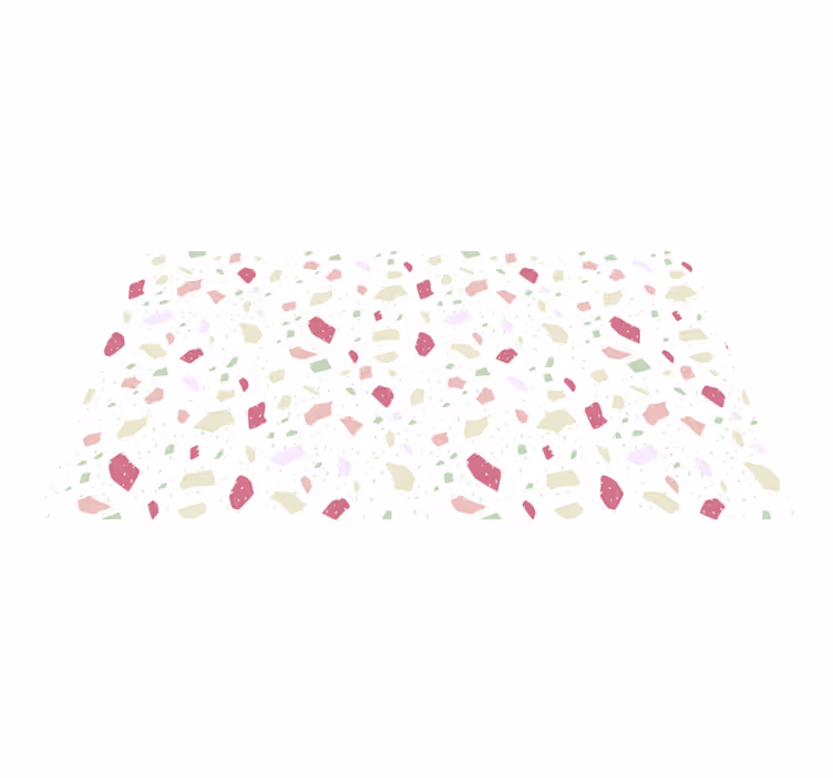 παστέλ ακανόνιστο terrazzo minimal χαλί - TenStickers