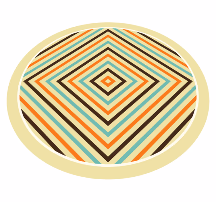 ριγέ χαλί ζωηρό στυλ σειριού - TenStickers