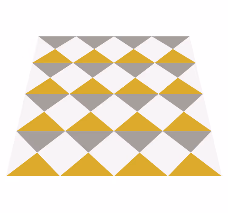Glam pantone χρώμα μπλοκ τετράγωνο χαλί βινυλίου - TenStickers