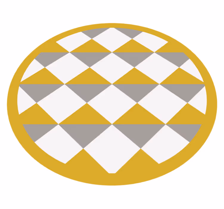 κυκλικό χαλί glam pantone - TenStickers