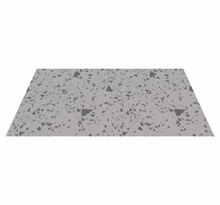 ζεστό χρωματιστό χαλί με υφή terrazzo - TenStickers