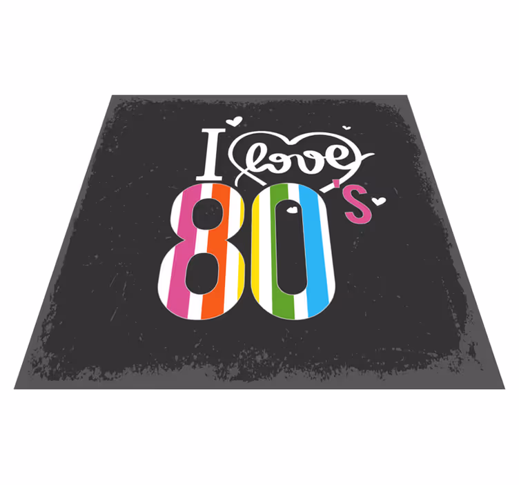 Λατρεύω το vintage χαλί της δεκαετίας του '80 - TenStickers