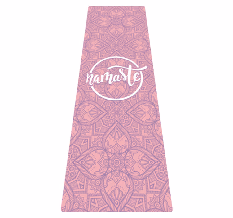 xαλιά βινυλίου με φράσεις namaste yoga - TenStickers