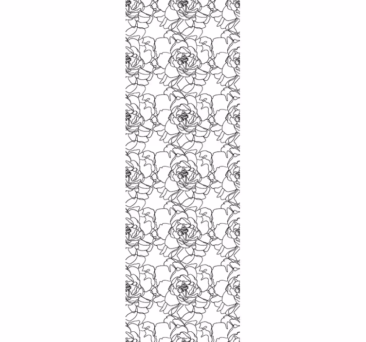 Ταπετσαρία λουλουδιών Εelegant flower bloom - TenStickers