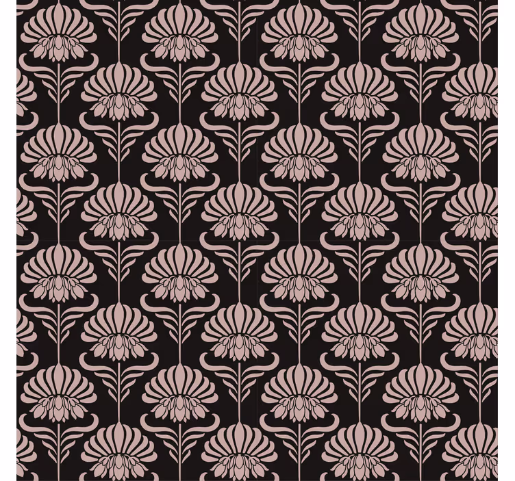 Μπαρόκ ταπετσαρία 50 με σχέδια art nouveau - TenStickers