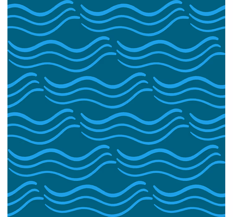 Ταπετσαρία υπνοδωματίου Ρευστά Μοτίβα aqua - TenStickers