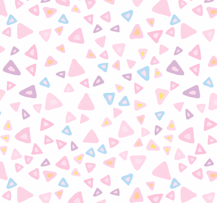 Ταπετσαρία μοτίβο πλακάκια σε στυλ kawaii παστέλ - TenStickers