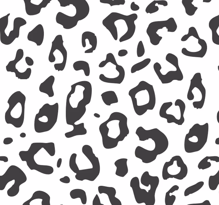 ταπετσαρία ζώων μαύρο λεοπάρδαλη - TenStickers