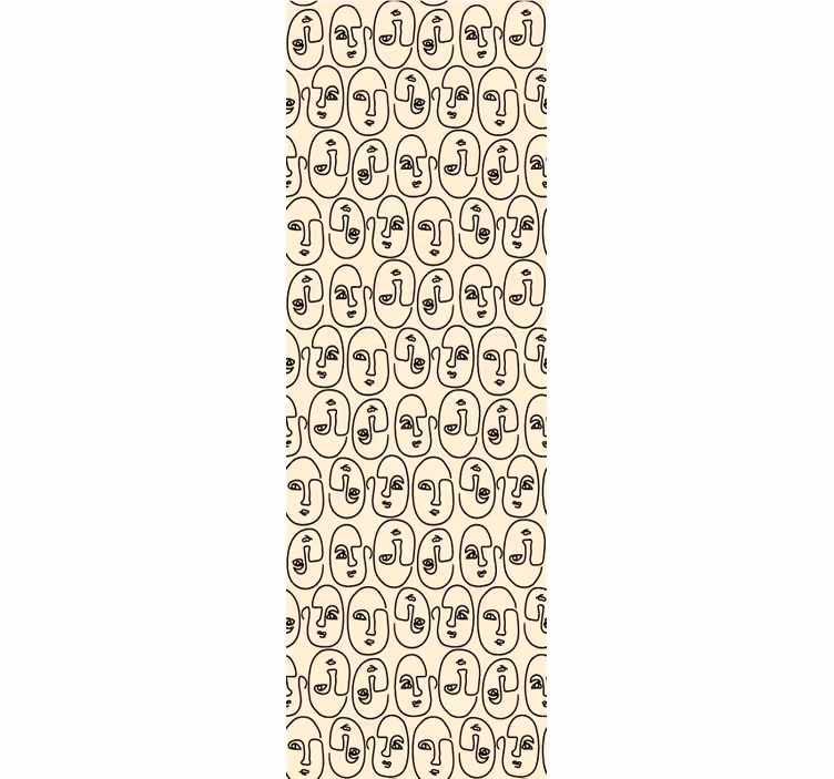 αφηρημένη ταπετσαρία picasso abstract πρόσωπα - TenStickers