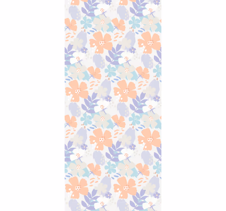 ταπετσαρία λουλουδιών floral εκτύπωση πετάλων - TenStickers
