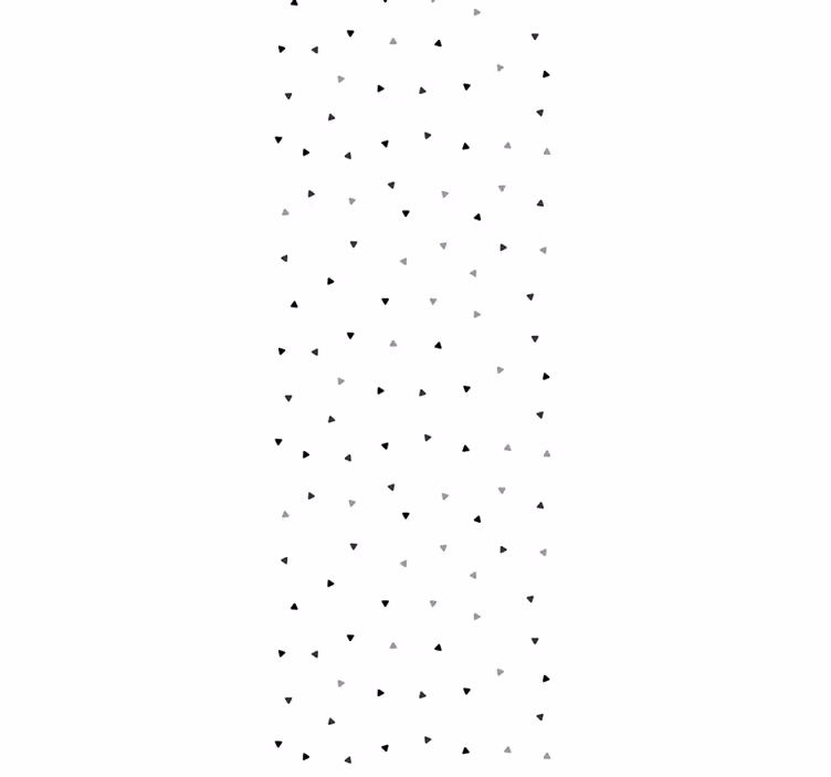 γεωμετρική ταπετσαρία διάσπαρτα τρίγωνα - TenStickers