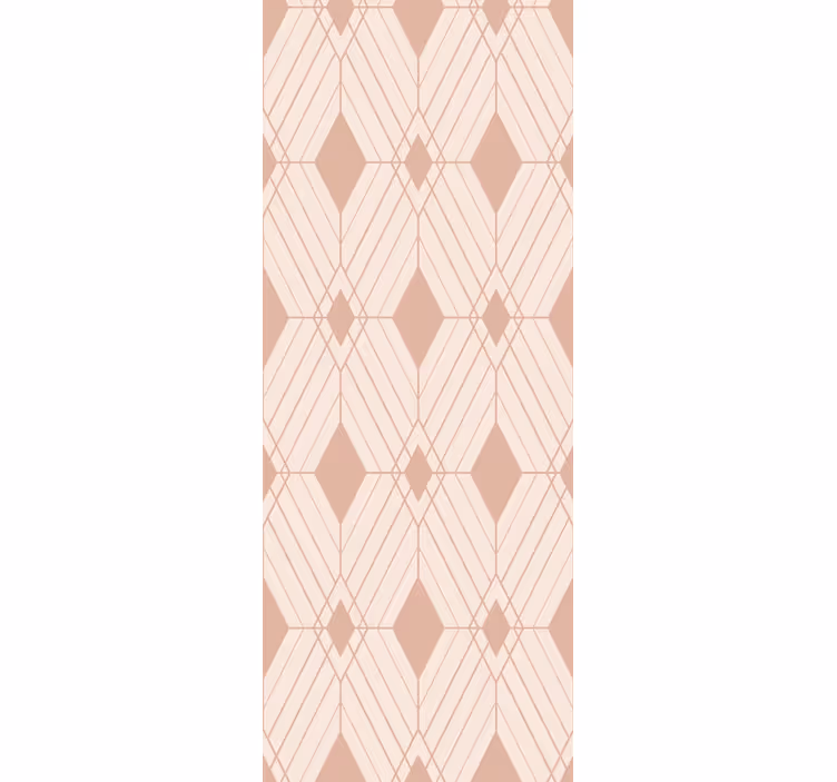 ταπετσαρία art deco παστέλ διαμάντια - TenStickers