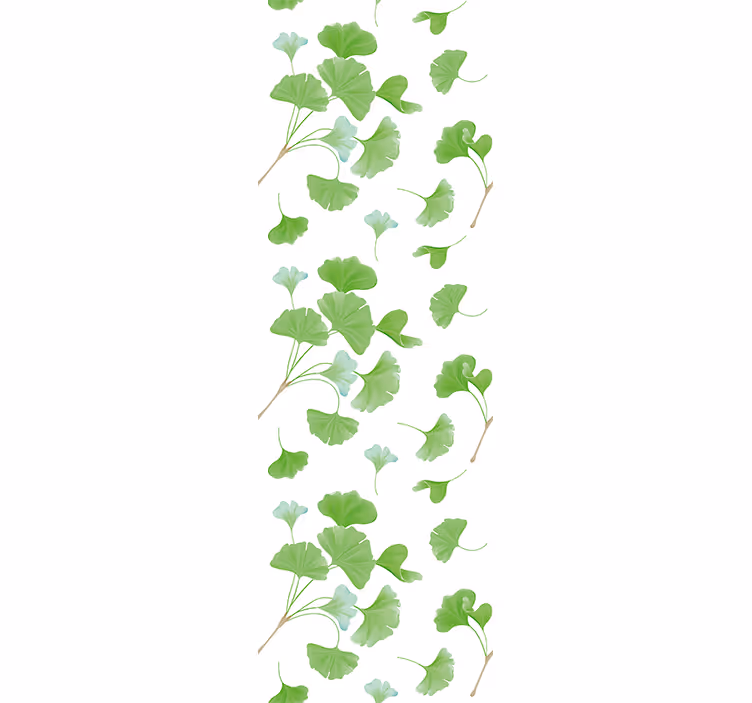 Φύλλα ταπετσαρίας μοτίβο ginkgo biloba - TenStickers