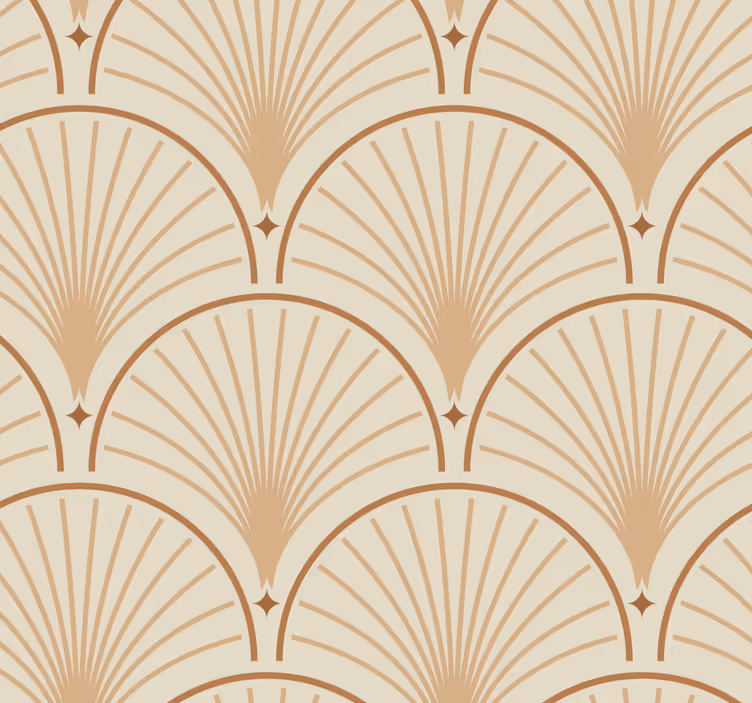 κλασική ταπετσαρία μοτίβο art deco - TenStickers