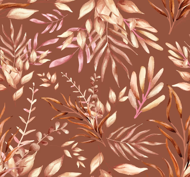 Ταπετσαρία Terracotta τροπικά φυτά - TenStickers