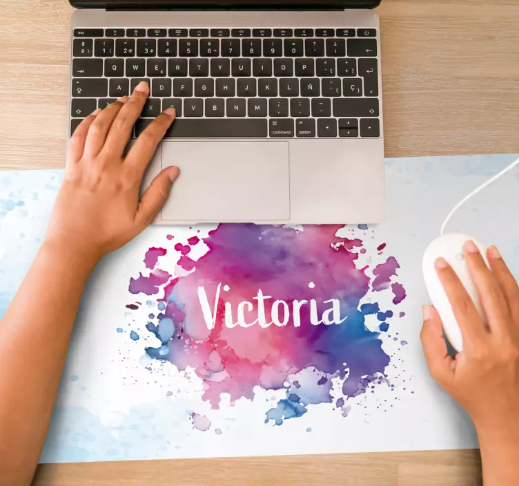 εξατομικευμένο χαλί ποντικιού έκρηξη aquarella - TenStickers