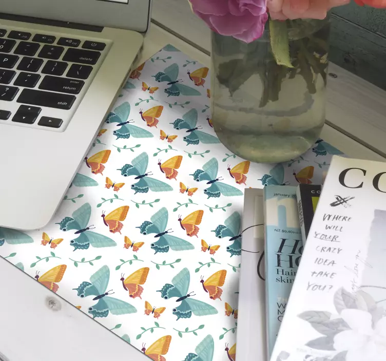 δίχρωμες πεταλούδες ποντίκι - TenStickers