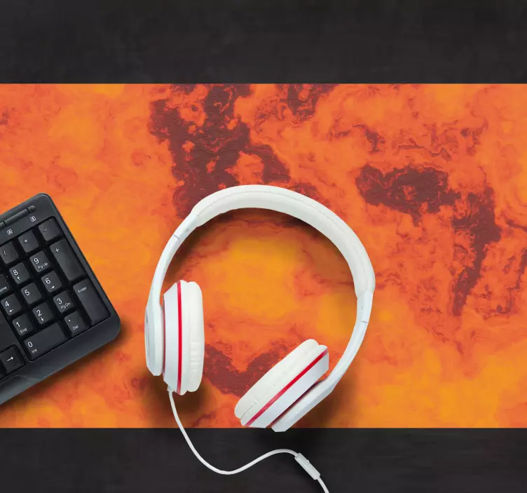 καύση λάβα gaming mouse pad - TenStickers