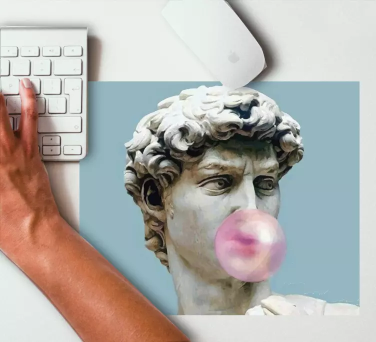 Δαβίδ με τσίχλες περισσότερα μους ποντίκια - TenStickers