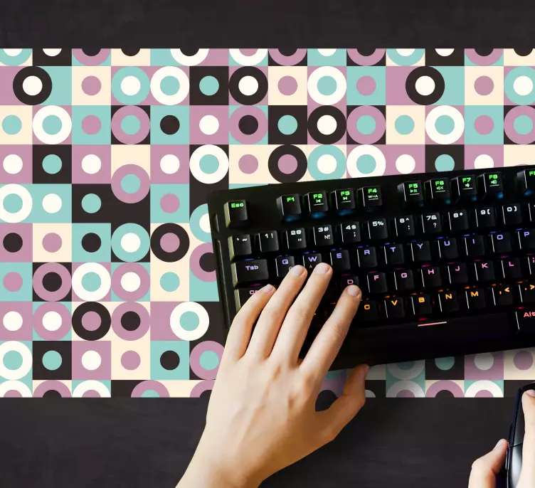 σχεδίαση με στάνταρ και μοτίβο ποντίκι - TenStickers