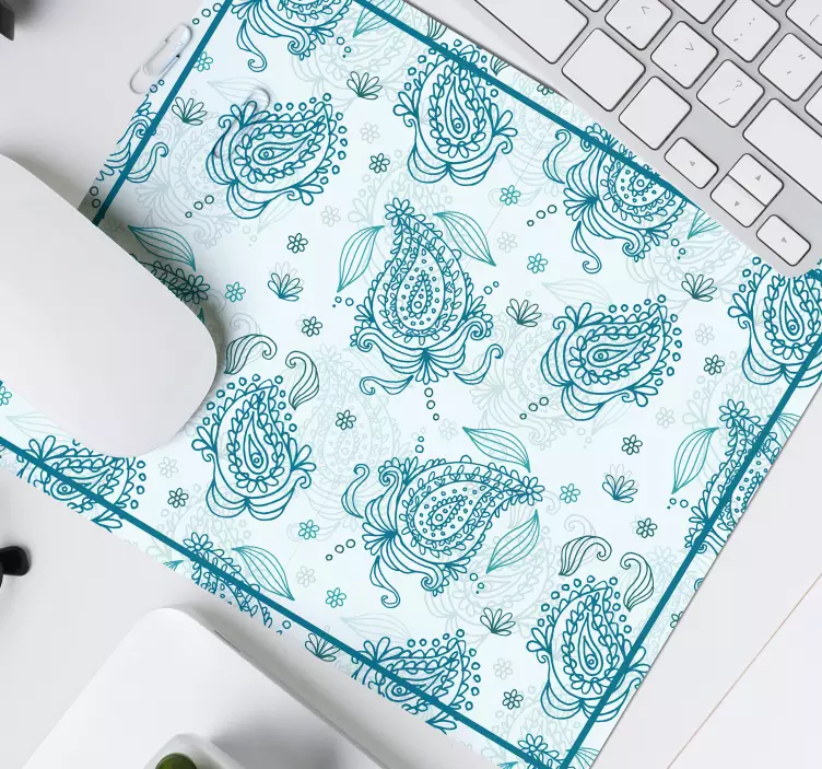 χαλάκι ποντικιού με μοτίβα κομψό floral μοτίβο - TenStickers