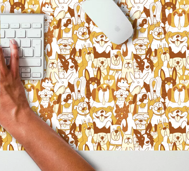 πάρτι σκύλων πρωτότυπο mouse pad - TenStickers