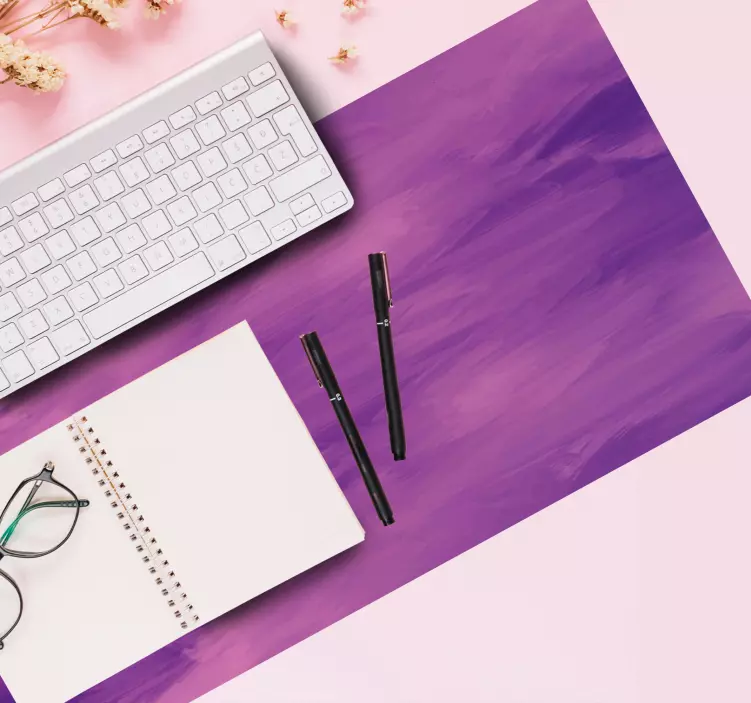 παστέλ μωβ ροζ ελαιογραφία περισσότερα mousepad - TenStickers